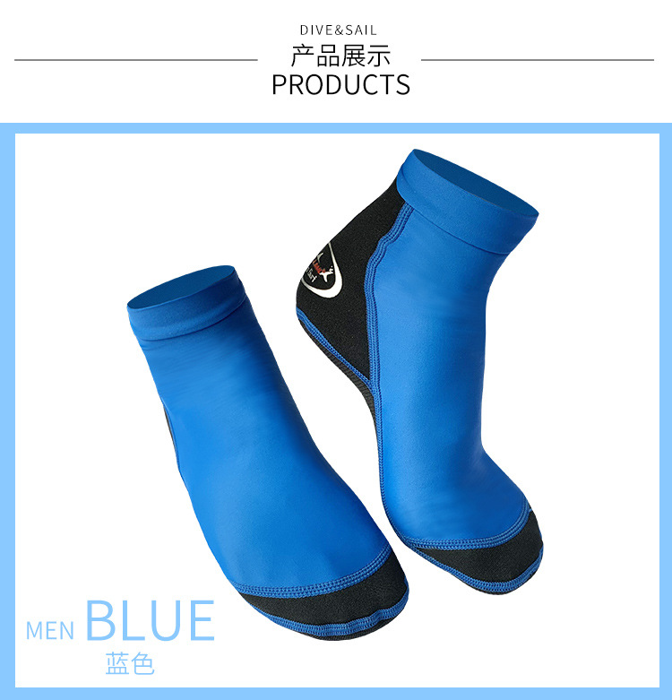 1.5MM Neoprene Wetsuit Socks Shoes Lycra Non-slip Beach Boots Diving Suit Shoes Warm Snorkeling Diving Surfing Socks for Adults