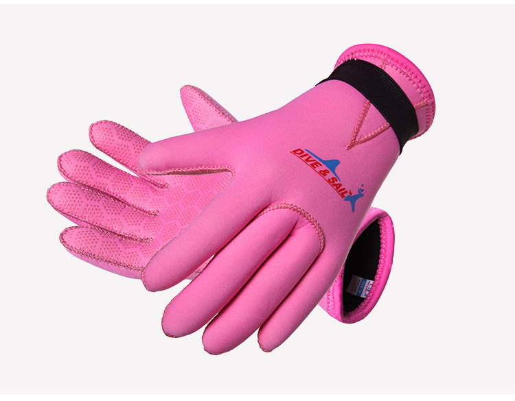 3MM Neoprene Diving Gloves Children's Anti-scratch Anti-wear Drifting Swimming Gloves Warm Snorkeling Neoprene Wetsuit Gloves