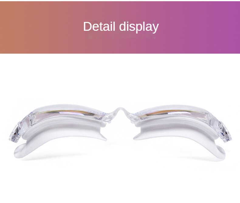 Adult Anti-fog and Waterproof High-definition Swimming Goggles for Men  Women Adjustable Silicone Swimming Pool Swimming Goggles