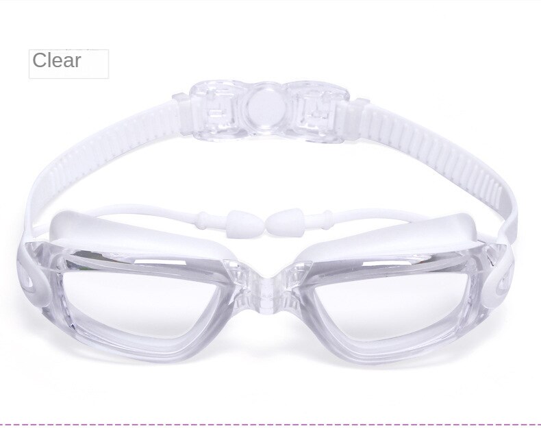 Adult Anti-fog and Waterproof High-definition Swimming Goggles for Men  Women Adjustable Silicone Swimming Pool Swimming Goggles
