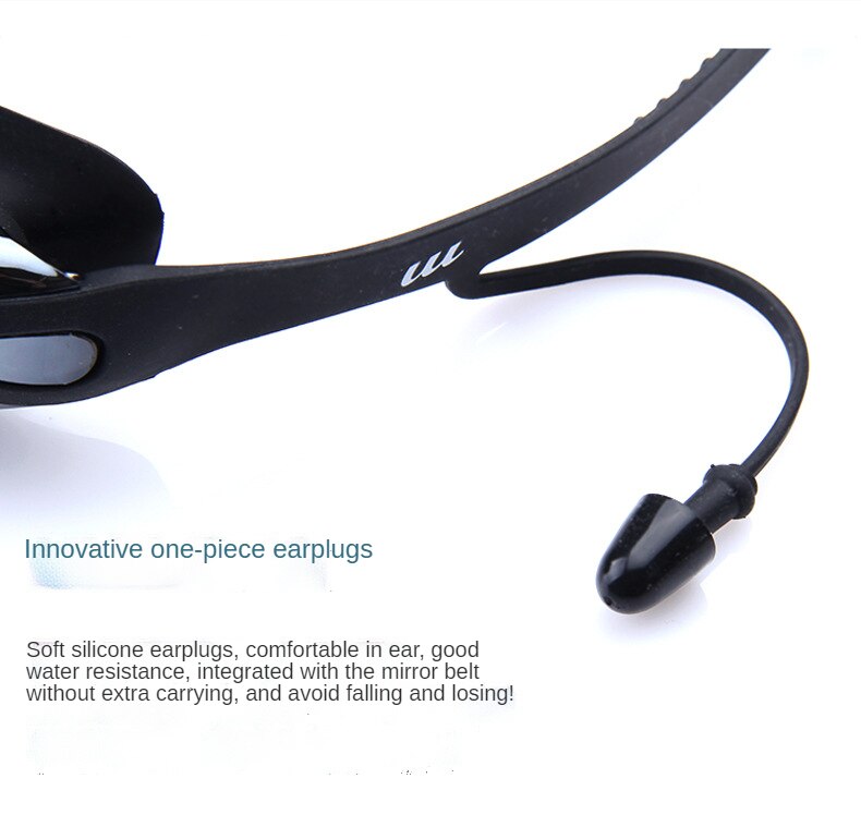 Adult Anti-fog and Waterproof High-definition Swimming Goggles for Men  Women Adjustable Silicone Swimming Pool Swimming Goggles