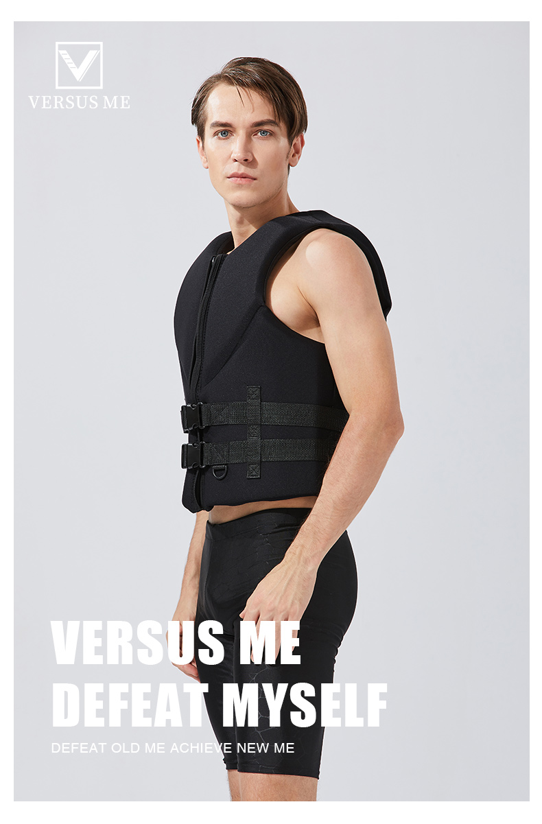 Life Jackets for Adult Water Sports Jet Ski Men's Life Jacket  Buoyancy Women Life Vest Motorboat Wakeboard Surfing Life Jacket