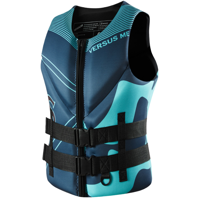 Life Jacket Super Buoyancy Neoprene Life Vest for Adult Surf Raft Kayak Fishing Jet Ski Water Sport Swimming Rescue Life Jacket