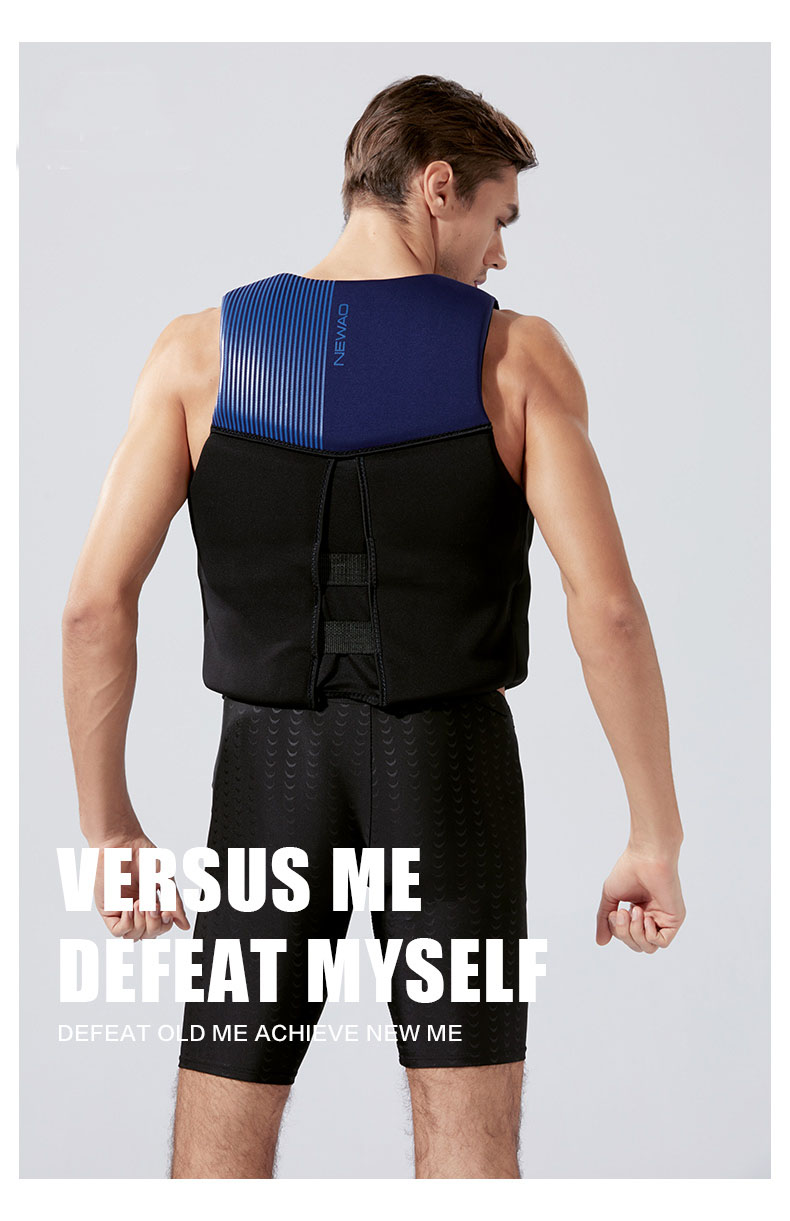 Life Jacket Super Buoyancy Neoprene Life Vest for Adult Surf Raft Kayak Fishing Jet Ski Water Sport Swimming Rescue Life Jacket