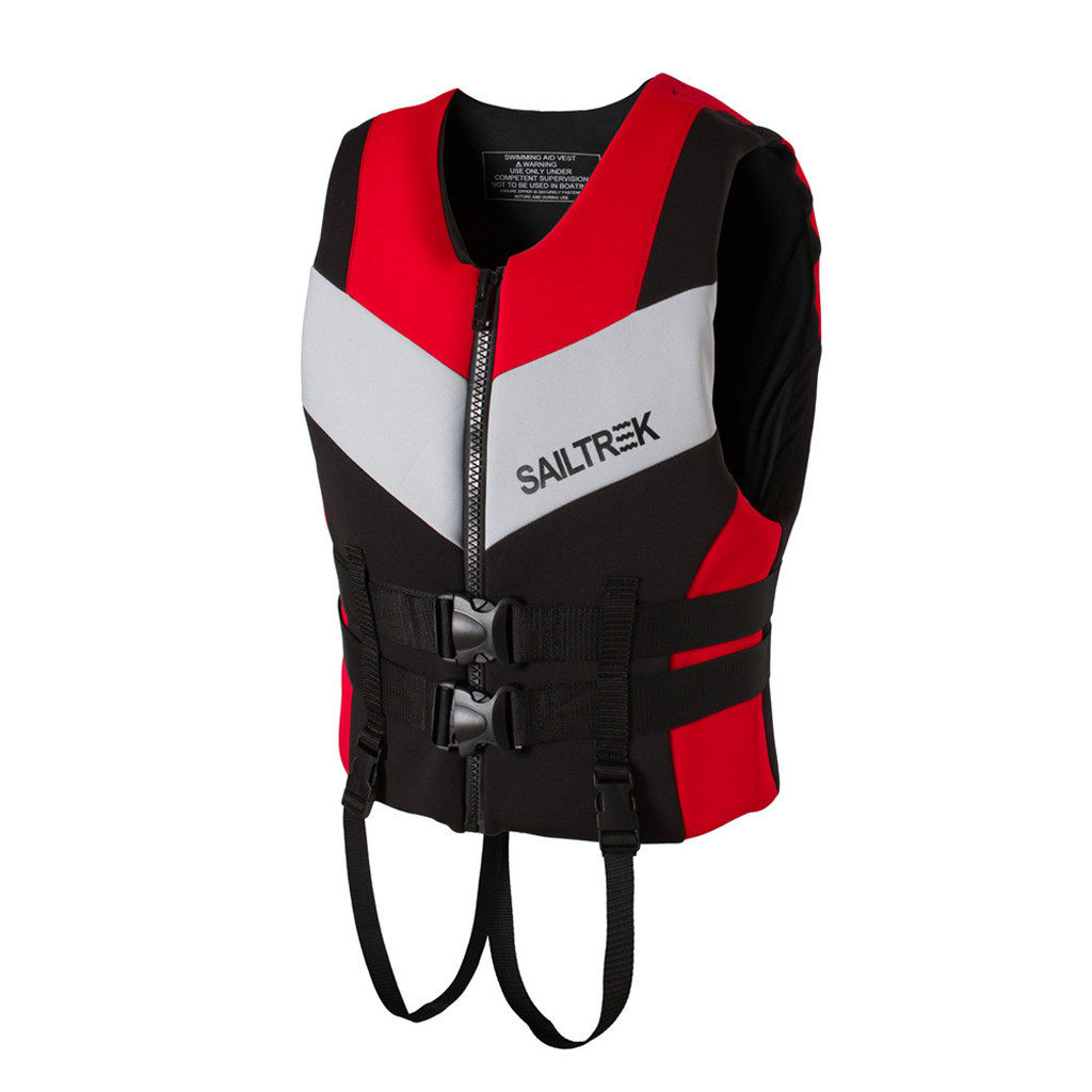 Life Jacket Super Buoyancy Neoprene Life Vest for Adult Surf Raft Kayak Fishing Jet Ski Water Sport Swimming Rescue Life Jacket