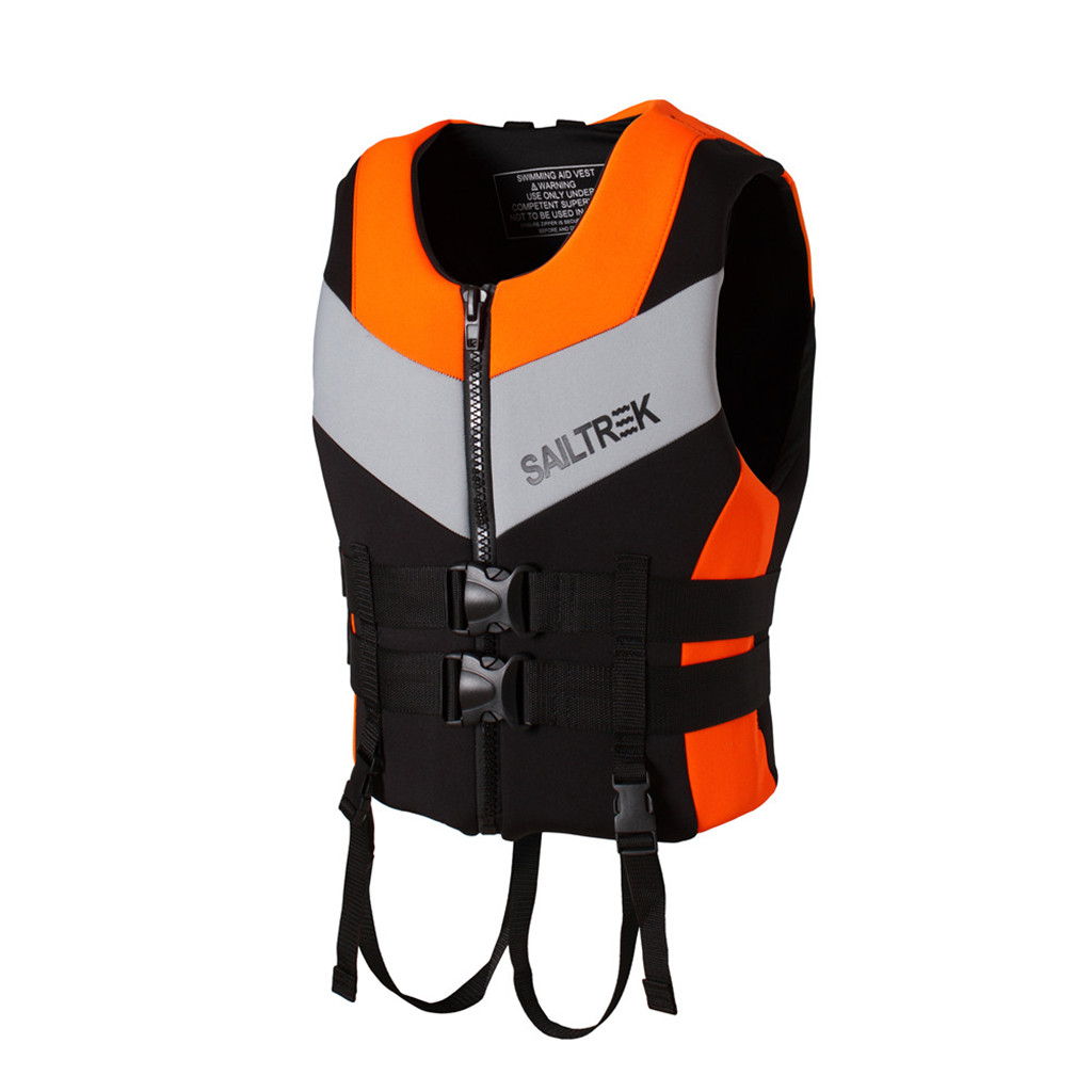 Life Jacket Super Buoyancy Neoprene Life Vest for Adult Surf Raft Kayak Fishing Jet Ski Water Sport Swimming Rescue Life Jacket