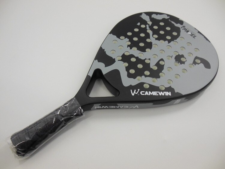 Premium Carbon Fiber and Glass Fiber Beach Tennis Racket Soft Surface Tennis Racket with Protective Cover Outdoor Beach Tennis