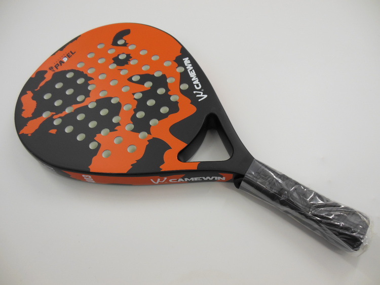 Premium Carbon Fiber and Glass Fiber Beach Tennis Racket Soft Surface Tennis Racket with Protective Cover Outdoor Beach Tennis