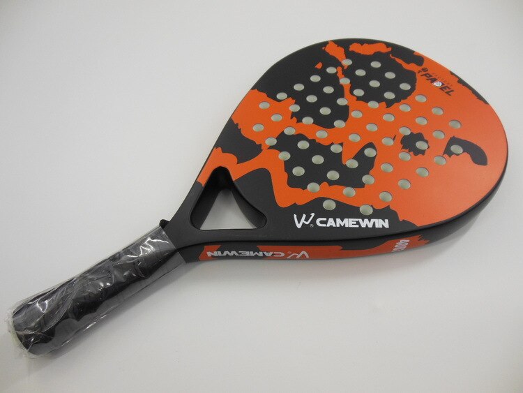 Premium Carbon Fiber and Glass Fiber Beach Tennis Racket Soft Surface Tennis Racket with Protective Cover Outdoor Beach Tennis
