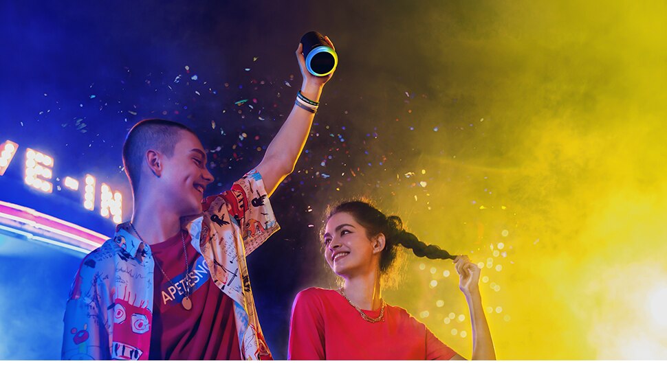 Anker Soundcore Flare Mini Bluetooth Speaker, Outdoor Bluetooth Speaker, IPX7 Waterproof for Outdoor Parties