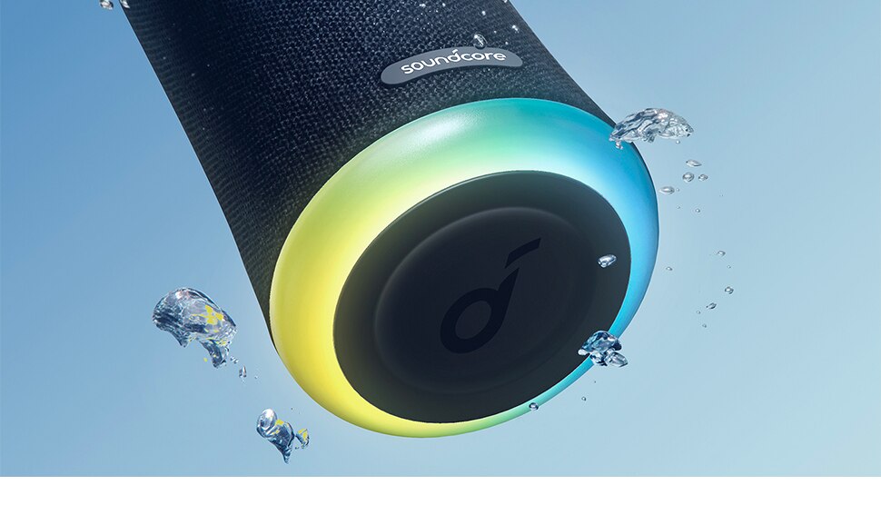 Anker Soundcore Flare Mini Bluetooth Speaker, Outdoor Bluetooth Speaker, IPX7 Waterproof for Outdoor Parties