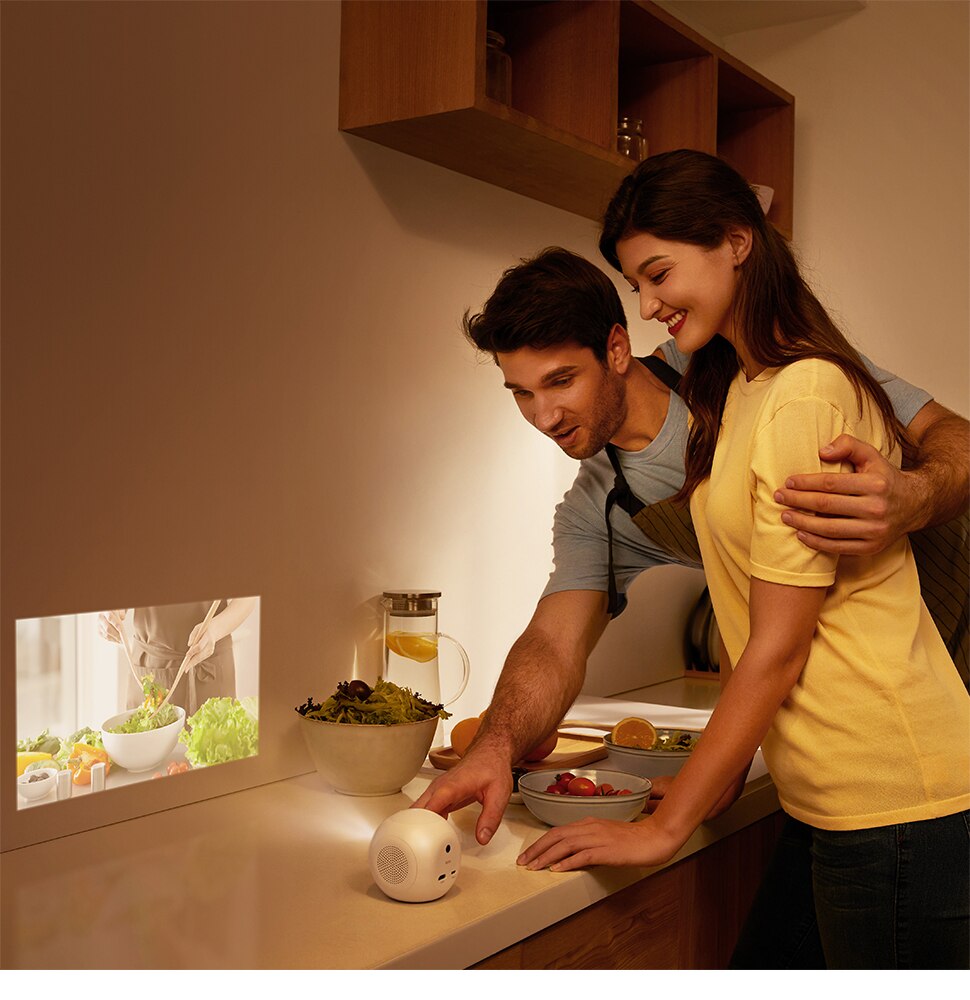 Nebula Astro movie mini projector, small portable projector, ideal for children, proyector with 100 ANSI lumens, Android 7.1