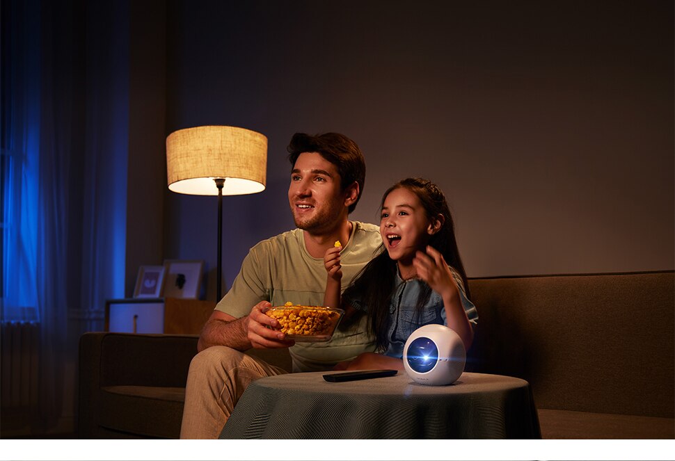 Nebula Astro movie mini projector, small portable projector, ideal for children, proyector with 100 ANSI lumens, Android 7.1