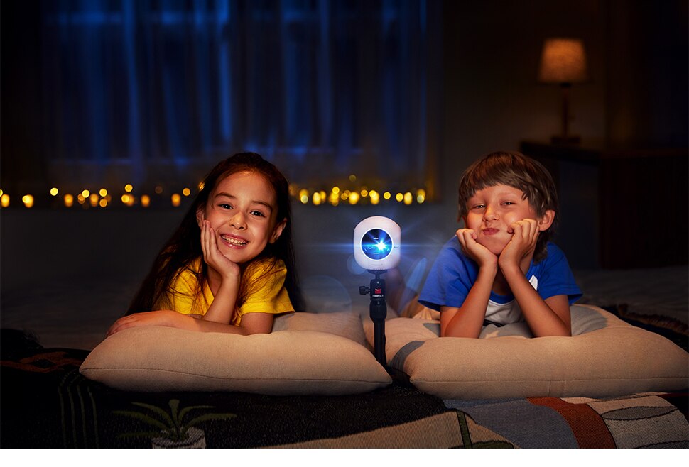 Nebula Astro movie mini projector, small portable projector, ideal for children, proyector with 100 ANSI lumens, Android 7.1