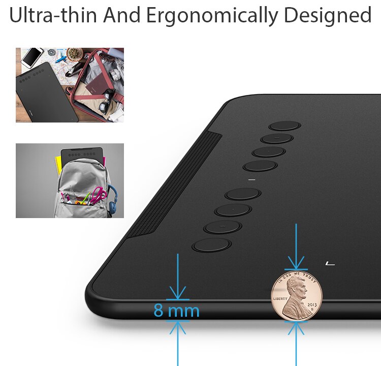 XPPen Deco01 V1 Graphic Tablet Drawing Digital Tablets 8192 Levels Art Animation For Kids Windows Mac Battery Free Pen