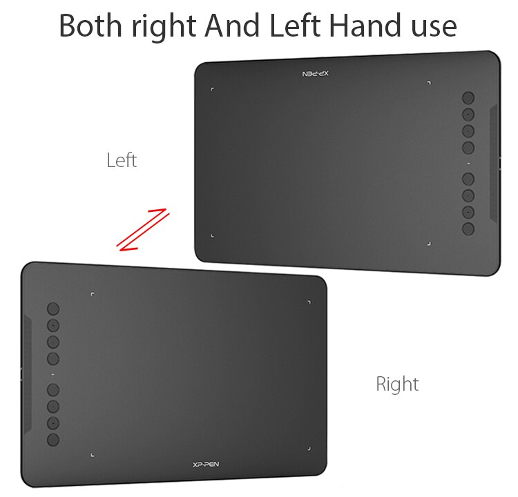 XPPen Deco01 V1 Graphic Tablet Drawing Digital Tablets 8192 Levels Art Animation For Kids Windows Mac Battery Free Pen