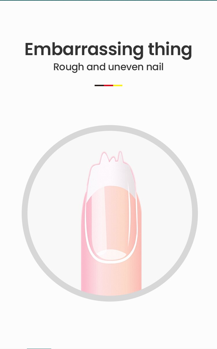 MR.GREEN Professional Nail Files Curved And Stainless Steel Rubbing Surface With Ergonomic ABS Resin Manicure Files