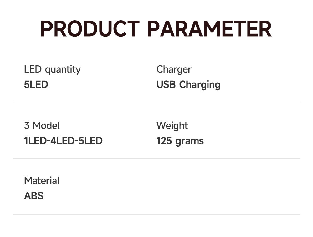 Rechargeable led flashlight