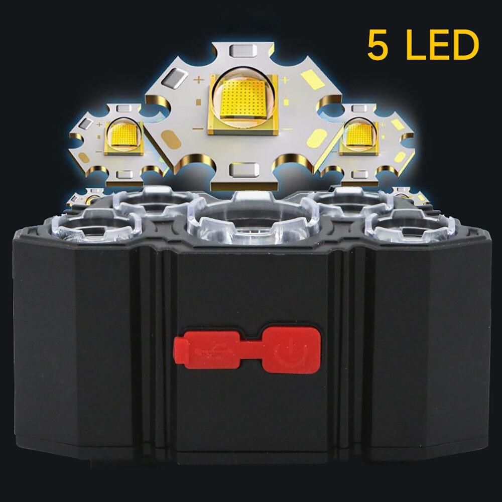 Rechargeable led flashlight