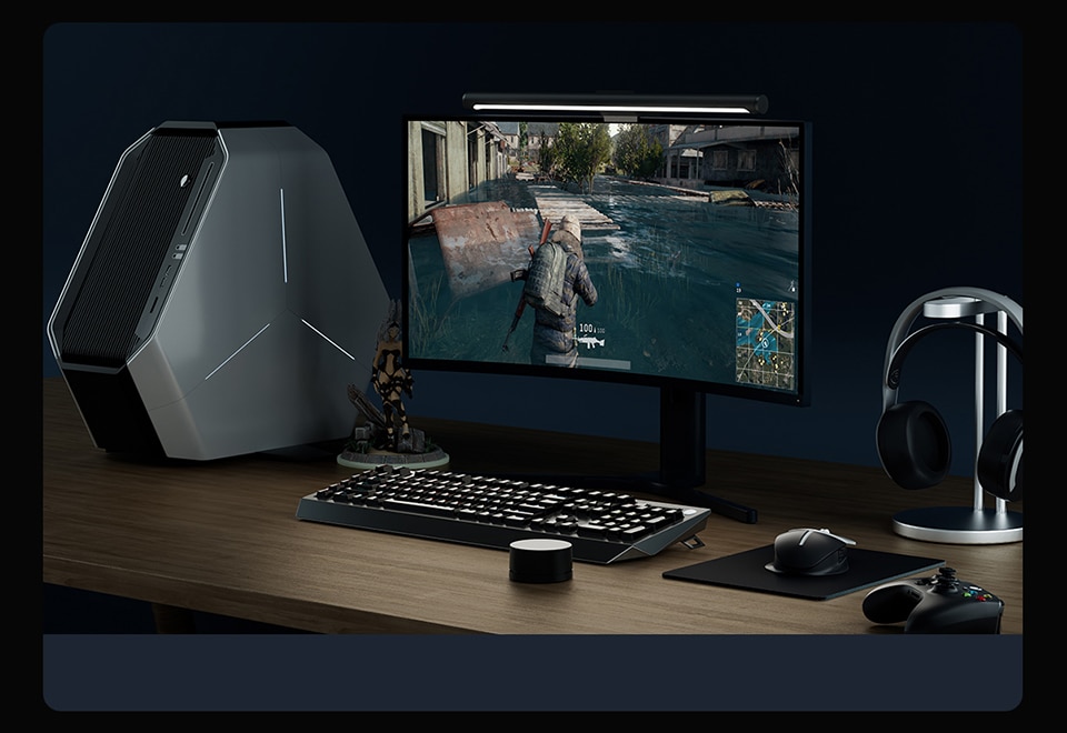 Xiaomi Mijia Computer Monitor Light Bar 1S Work With Mi Home Reading Writing Learning Ra95 Desk Lamp Display Hanging Light