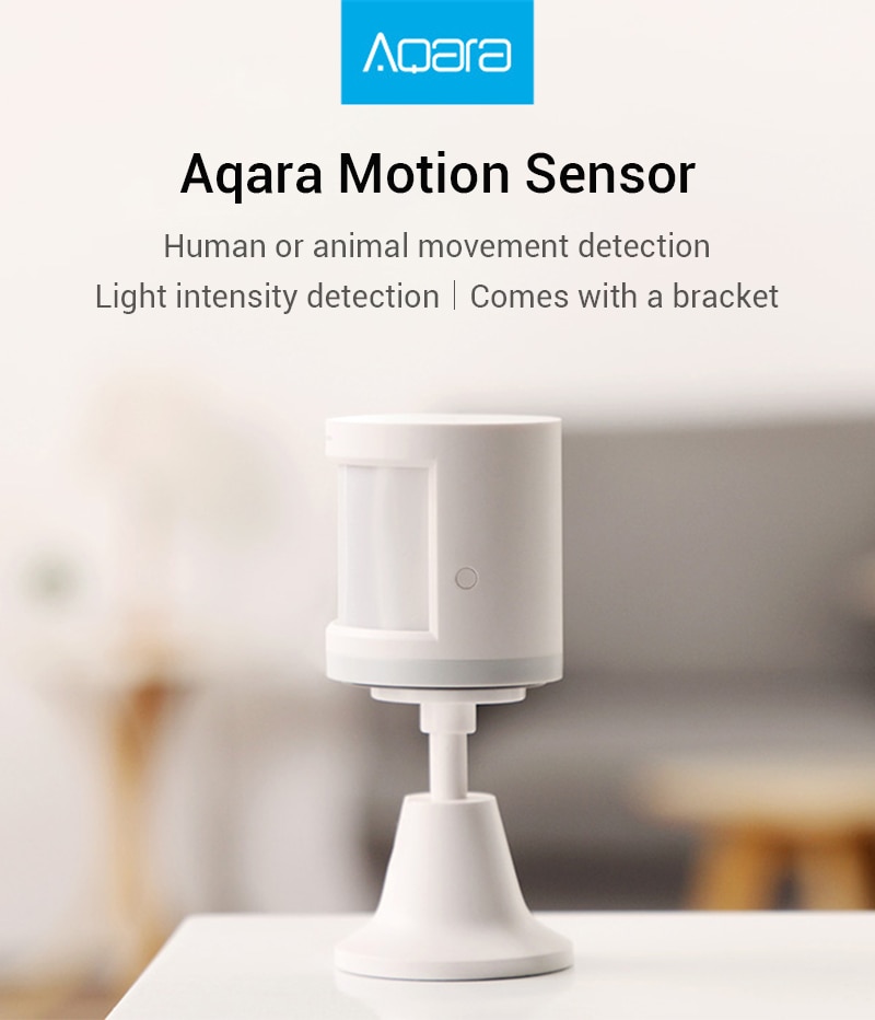 Aqara Motion Sensor Smart Human Body and Light Sensor Work with Zigbee Gateway Hub Smart Home For Xiaomi Mijia Mi home
