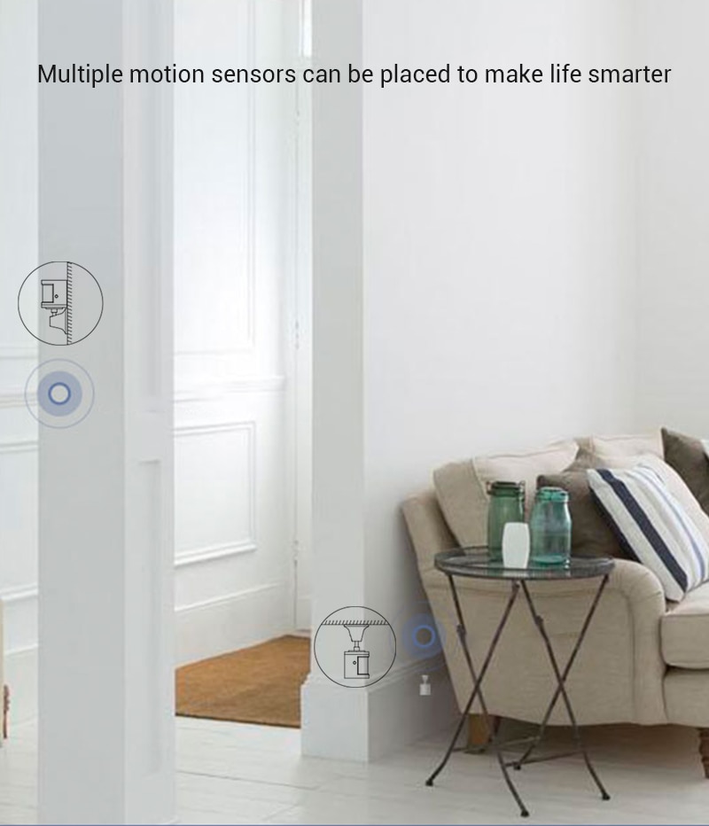 Aqara Motion Sensor Smart Human Body and Light Sensor Work with Zigbee Gateway Hub Smart Home For Xiaomi Mijia Mi home
