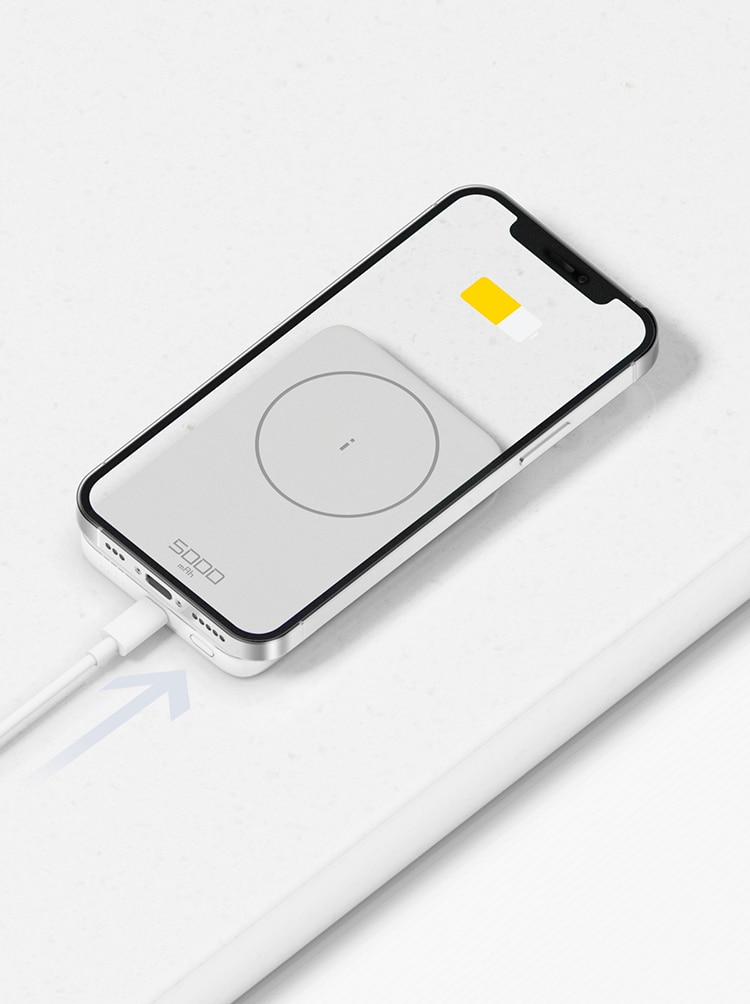 ZMI Magnetic Wireless Power Bank 5000mAh P02ZM  For iPhone 12 13 14 Pro Mag-safe Wireless Charger