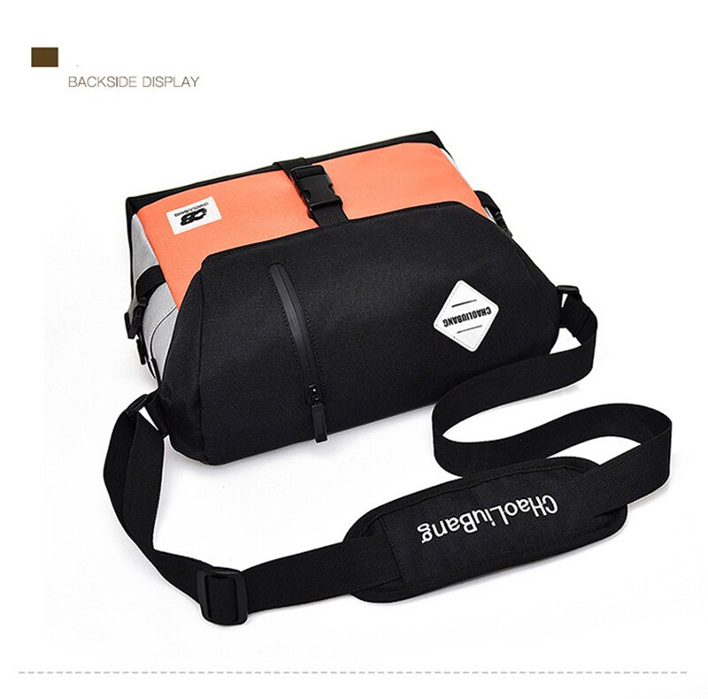 Men Crossbody Messenger Bags Oxford Water Repellent Sling Shoulder Travel Bag School Fashion Durable Sports Mountain Cycling Bag