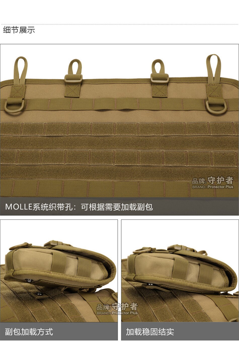 Multipurpose Hanging Bag Car Seat Back Storage Bag Camo Tactical Vehicle Hanging Bags Camping Wall Mounted Tool Accessory Pocket