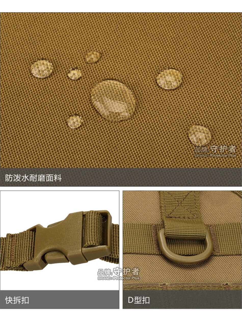 Multipurpose Hanging Bag Car Seat Back Storage Bag Camo Tactical Vehicle Hanging Bags Camping Wall Mounted Tool Accessory Pocket