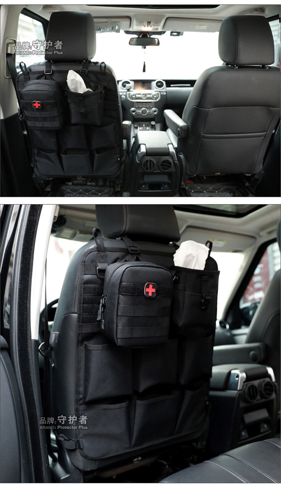 Multipurpose Hanging Bag Car Seat Back Storage Bag Camo Tactical Vehicle Hanging Bags Camping Wall Mounted Tool Accessory Pocket