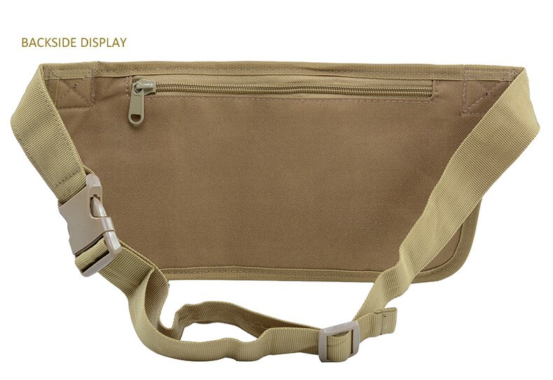 Outdoor Sports Waterproof Tactical Waist Bag Utility Riding Multi-pockets Card Phone Bags Camouflage Cycling Running Hiking Bags