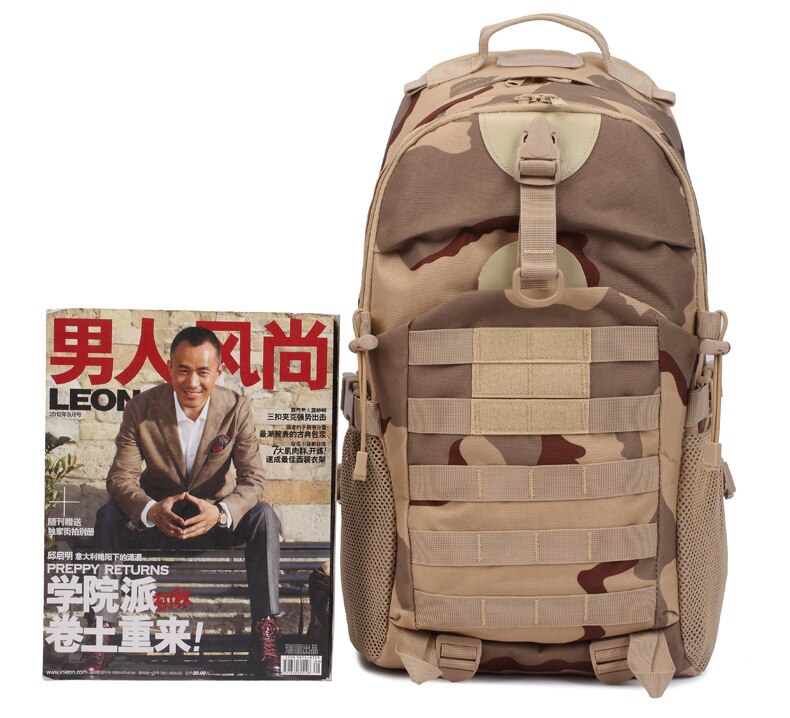 Waterproof 35L Tactical Camouflage Sprots Backpack Men's Travel Outdoor Military Male Mountaineering Hiking Climbing Camping Bag