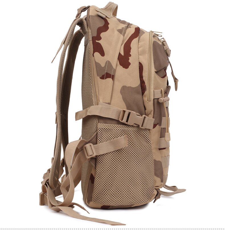 Waterproof 35L Tactical Camouflage Sprots Backpack Men's Travel Outdoor Military Male Mountaineering Hiking Climbing Camping Bag