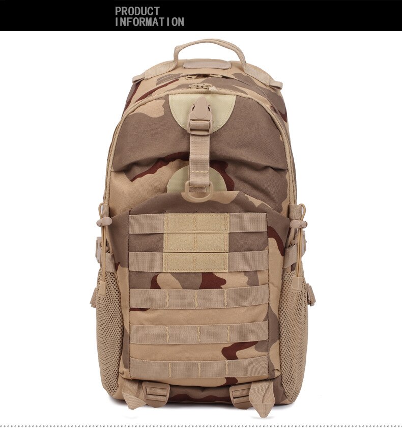 Waterproof 35L Tactical Camouflage Sprots Backpack Men's Travel Outdoor Military Male Mountaineering Hiking Climbing Camping Bag