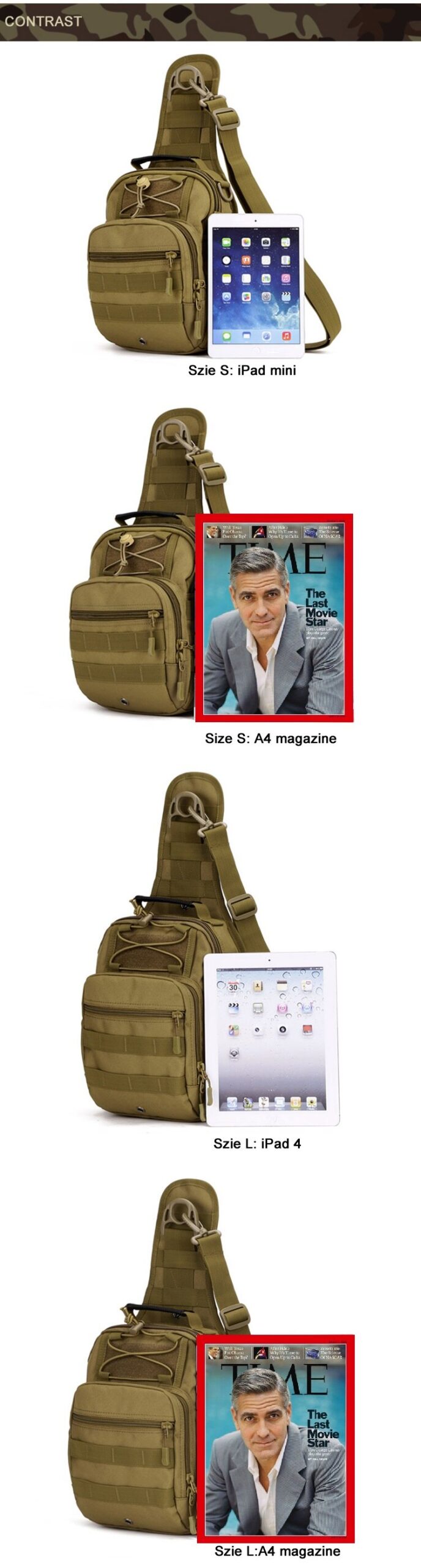 Tactical Military Bag Camping Hiking Outdoor Travel Backpack Nylon Single Shoulder backpack Cycling Assault Crossbody Chest Bags