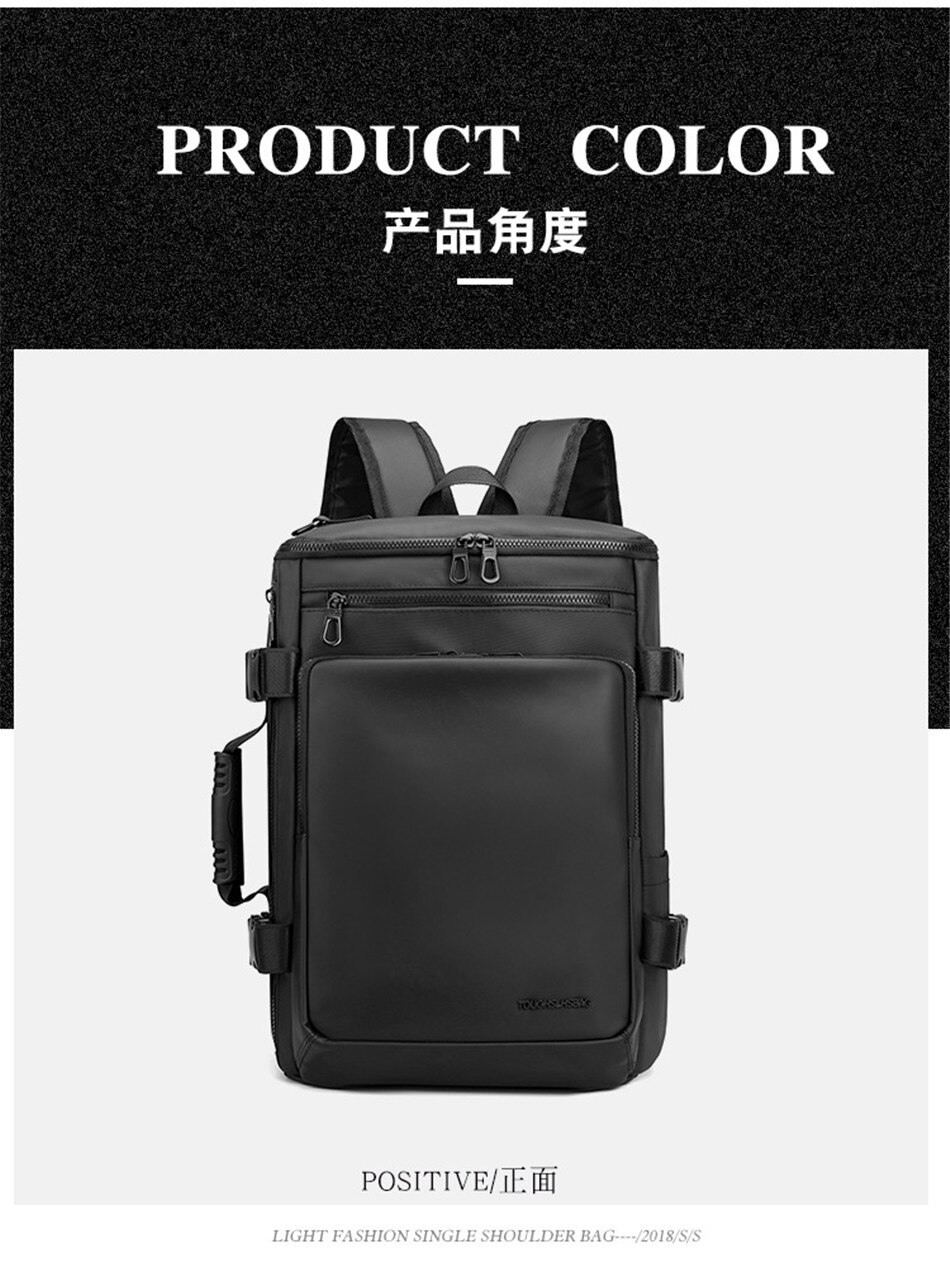Multifunctional business Travel Backpack Large Capacity Nylon Waterproof Travel Bag Handbag Shoulder Bag Student Schoolbag
