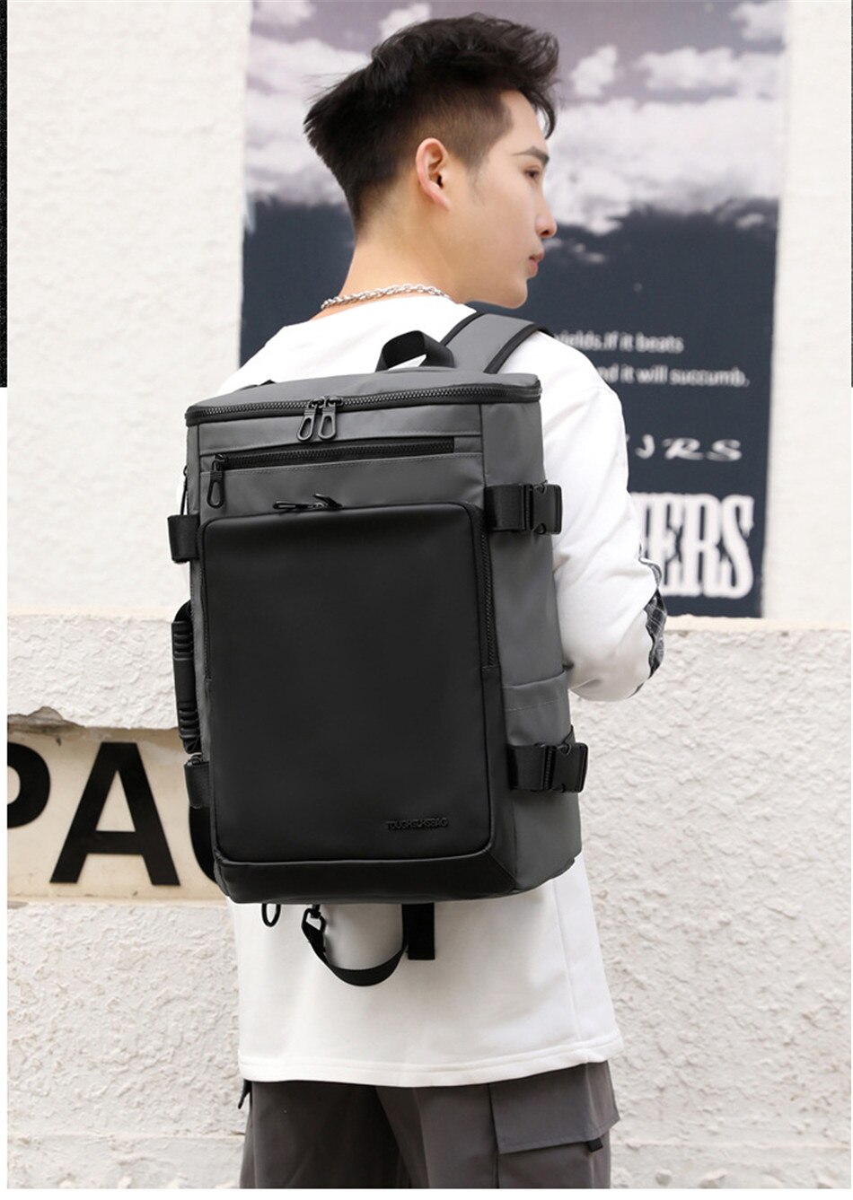 Multifunctional business Travel Backpack Large Capacity Nylon Waterproof Travel Bag Handbag Shoulder Bag Student Schoolbag