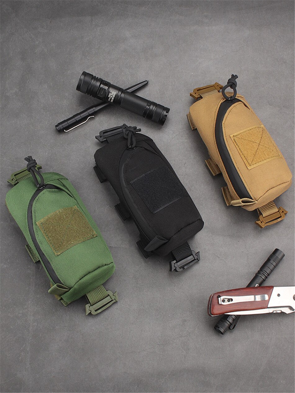Outdoor Shoulder Straps Bag Camping Sundries Accessories Pouch 900D Nylon EDC Tactical Molle Medical Bag for Hiking Hunting