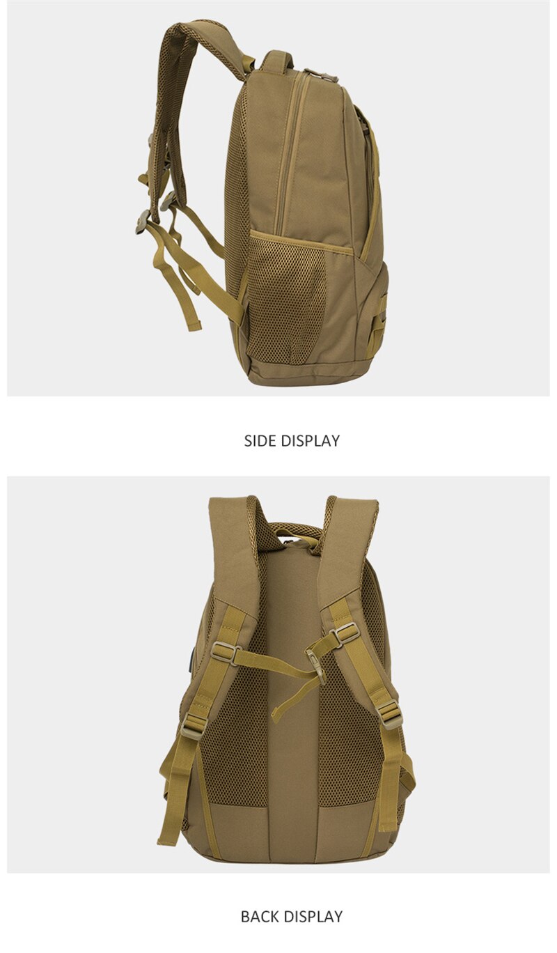 Men Military Rucksacks Oxford Waterproof Tactical Backpack Camouflage Outdoor Sports Hiking Camping Hunting Travel Trekking Bags