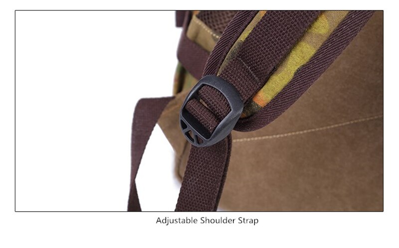 Student Vintage Drawstring Canvas Backpack Men Waterproof USB Charge School Bags For Teenage Boys Casual Travel Laptop Backpacks