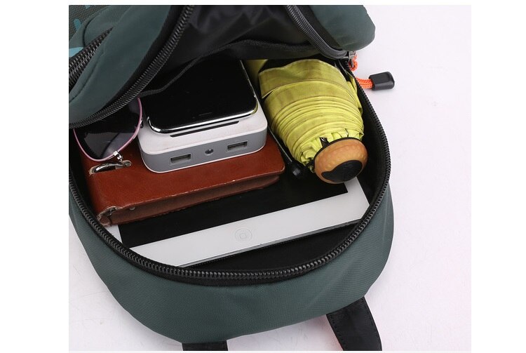 Men's Waterproof Nylon Small Chest Bag Multi-function Light School Pack Fashion Printing Travel Sports Shoulder Sling Backpack