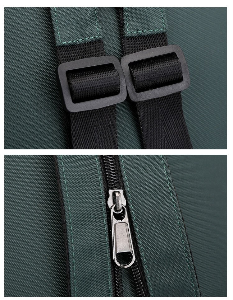 Men's Waterproof Nylon Small Chest Bag Multi-function Light School Pack Fashion Printing Travel Sports Shoulder Sling Backpack