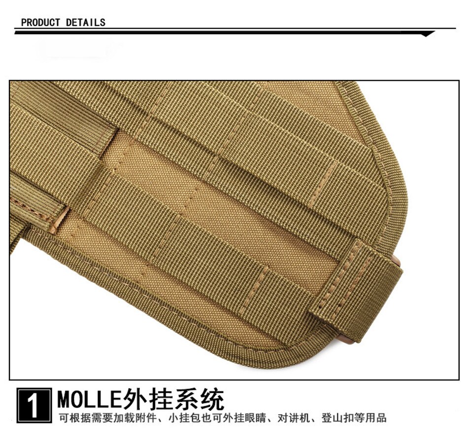 Tactical Gun Holster Army Multi-function Leg Hanger Tied Leg Pistol Protective Handgun Camouflage Holster Hunting Gear Outdoor