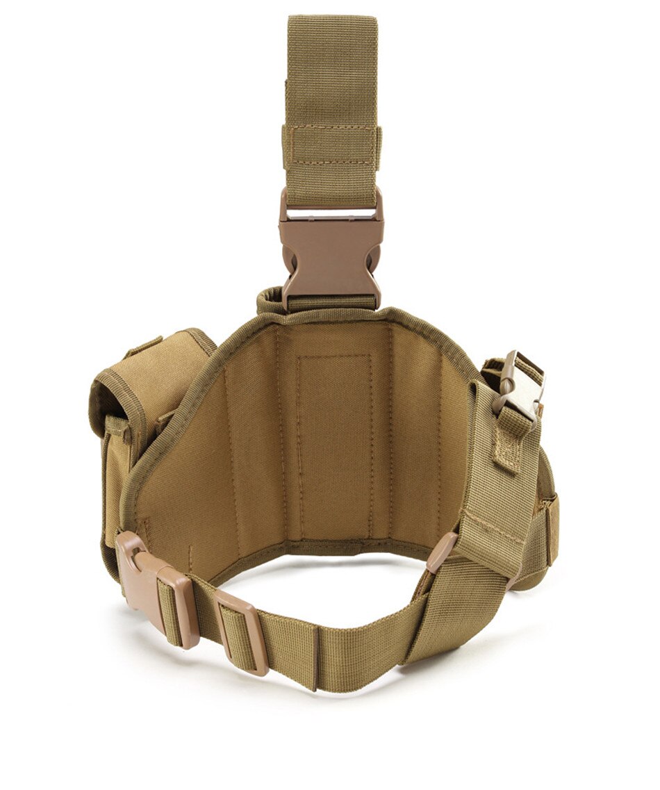 Tactical Gun Holster Army Multi-function Leg Hanger Tied Leg Pistol Protective Handgun Camouflage Holster Hunting Gear Outdoor