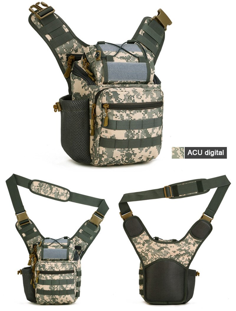 Military Men Shoulder Bag Travel DSLR Camera Crossbody Bag Fashion Nylon Waterproof Hiking Sports Messenger Bags Male Cross Body