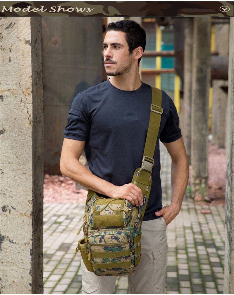 Military Men Shoulder Bag Travel DSLR Camera Crossbody Bag Fashion Nylon Waterproof Hiking Sports Messenger Bags Male Cross Body