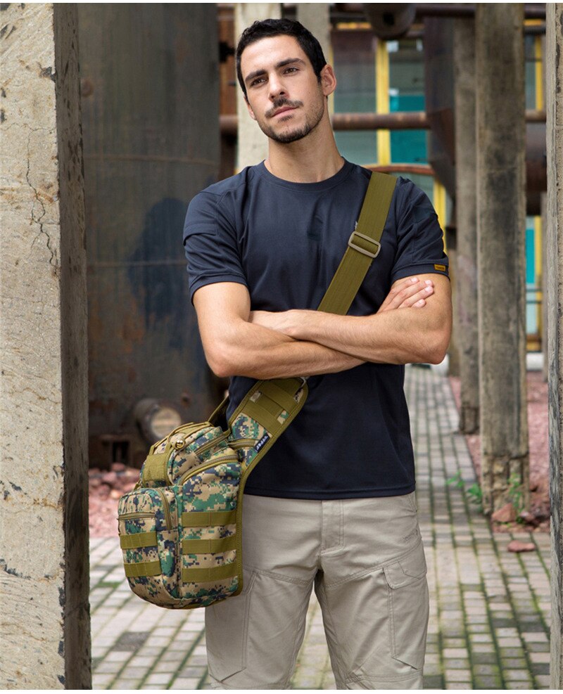 Military Men Shoulder Bag Travel DSLR Camera Crossbody Bag Fashion Nylon Waterproof Hiking Sports Messenger Bags Male Cross Body