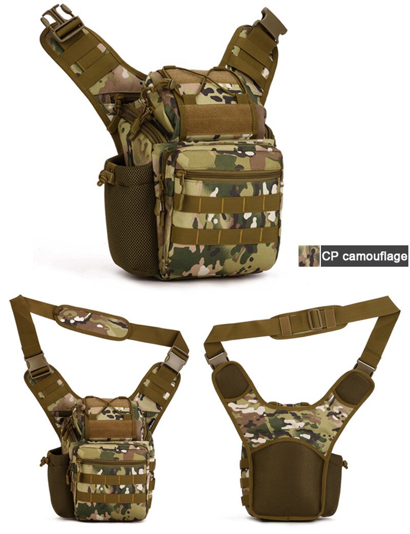 Military Men Shoulder Bag Travel DSLR Camera Crossbody Bag Fashion Nylon Waterproof Hiking Sports Messenger Bags Male Cross Body
