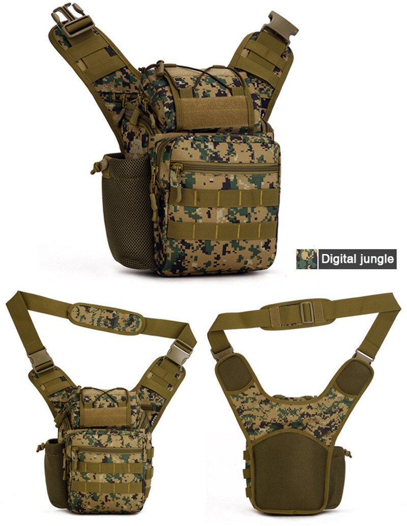 Military Men Shoulder Bag Travel DSLR Camera Crossbody Bag Fashion Nylon Waterproof Hiking Sports Messenger Bags Male Cross Body